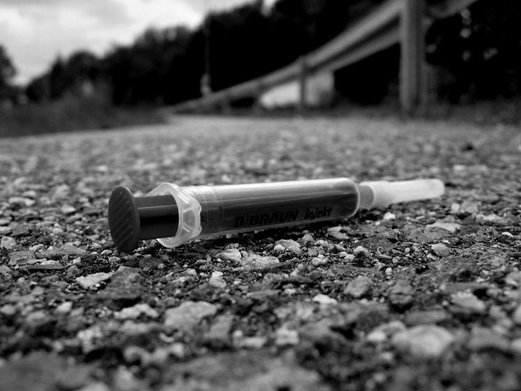 Photo of a syringe